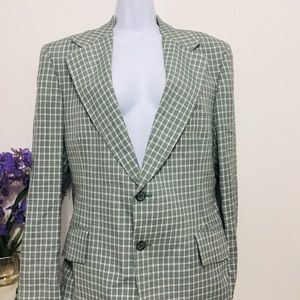 Vintage Padded Women Business Professional Suit.